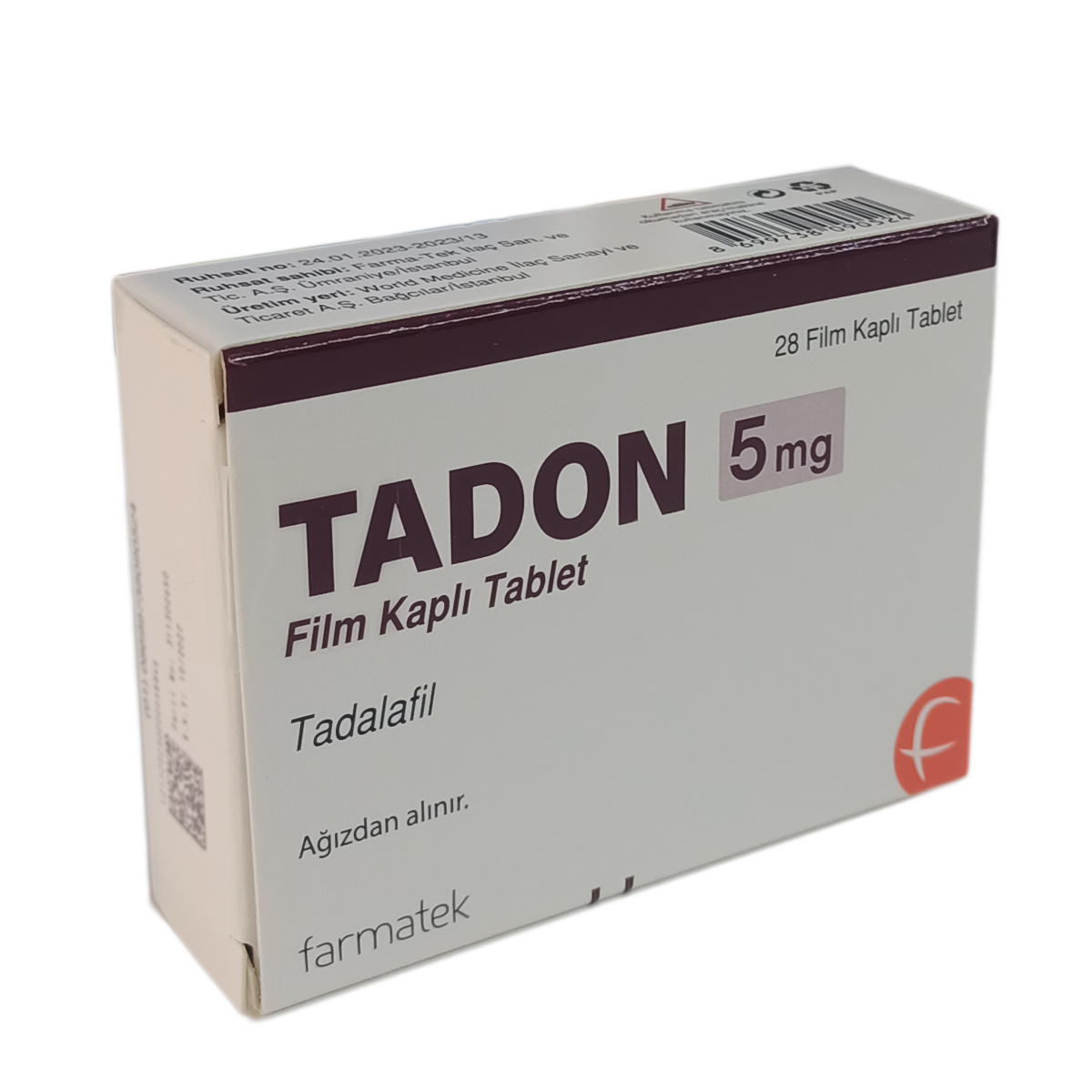 Tadon 5 Mg 28 Tablet Eczane Fiyatı ve Sipariş